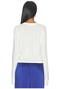 view 3 of 4 Cotton Long Sleeve Boxy Tee in Ivory