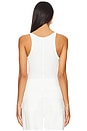 view 3 of 4 Rib Tank Top in Ivory