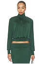 view 1 of 4 Anouk Liquid Jersey Top in Forest