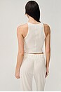 view 4 of 4 Cropped Rib Tank Top in Ivory