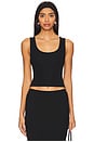 view 1 of 4 Square Neck Tank Top in Black