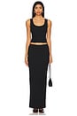view 4 of 4 Square Neck Tank Top in Black