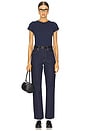 view 4 of 4 CAMISETA BABY LOOK DE MANGA CURTA in Navy