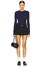 view 4 of 4 FRANCIS ロングスリーブトップ in Navy