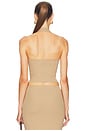 view 3 of 4 Halter Top in Taupe