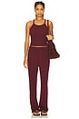 view 4 of 4 Cotton Rib Tank Top in Oxblood