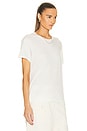 view 2 of 4 Short Sleeve Boyfriend Tee in Ivory