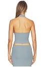 view 3 of 4 Butter Rib Halter Top in Slate