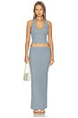 view 4 of 4 Butter Rib Halter Top in Slate