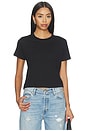 view 1 of 4 Short Sleeve Boxy Tee in Black