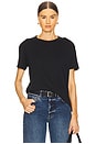 view 1 of 4 Short Sleeve Boyfriend Tee in Black
