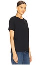 view 2 of 4 Short Sleeve Boyfriend Tee in Black