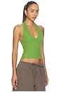 view 2 of 4 CAMISETA SIN MANGAS RECORTADA in Fern