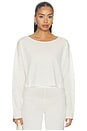 view 1 of 4 Cropped Boatneck Top in Ivory