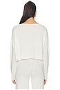 view 3 of 4 Cropped Boatneck Top in Ivory