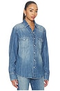 view 2 of 4 Ellis Denim Shirt in Medium Indigo