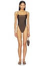 view 1 of 5 Brooks One Piece Swimsuit in Bark