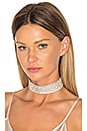 view 1 of 2 Diamante No. 4 Choker in Diamante & Satin