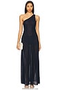 view 1 of 3 Cayo Maxi One Shoulder Dress in Navy