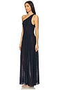 view 2 of 3 Cayo Maxi One Shoulder Dress in Navy