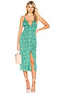 view 1 of 3 VESTIDO MIDI GIZELE in Peppermint Leaf
