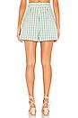 view 3 of 4 Gaia Short in Green Plaid