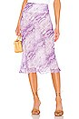 view 1 of 4 X REVOLVE Midi Skirt in Purple Snake
