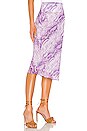 view 2 of 4 X REVOLVE Midi Skirt in Purple Snake