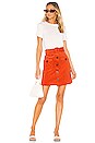 view 4 of 4 Danijo Corduroy Mini Skirt in Juice Box