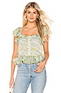 view 1 of 3 Daphne Top in Spliced Vine
