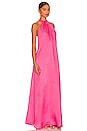 view 2 of 3 Baxos Sleeveless Maxidress in Fluo Pink