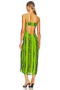 view 3 of 3 Donatella High Slit Slip Dress in High Alert