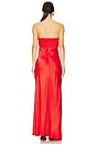 view 3 of 3 Hierro Strapless Midi Dress in True Red