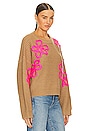 view 2 of 4 Eschew Embroidered Pullover in Brown