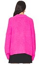 view 3 of 4 Genlight Knitted Pullover in Fuchsia