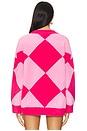 view 4 of 6 How Oversized Cardigan in Tarte Framboise