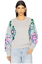 view 1 of 5 Hecrazy Embroidered Sweatshirt in Nimbus Cloud