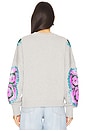 view 3 of 5 Hecrazy Embroidered Sweatshirt in Nimbus Cloud