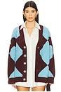 view 1 of 6 Iwho Oversized Cardigan in Margot Mauve