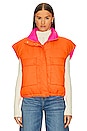 view 2 of 6 Puffer Bodywarmer in Tiger Blossom