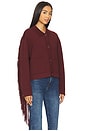 view 3 of 5 Istern Fringe Jacket in Margot Mauve
