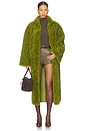 view 1 of 4 Ispot Faux Fur Coat in Brat Olive