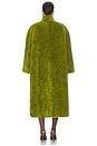 view 4 of 4 Ispot Faux Fur Coat in Brat Olive