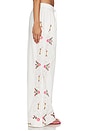 view 3 of 6 Janai Embroidered Pants in Combo Off White