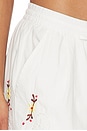 view 6 of 6 Janai Embroidered Pants in Combo Off White