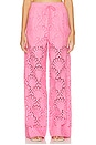 view 1 of 6 Fab Broderie Anglaise Pants in Bubblegum