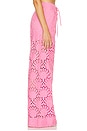 view 3 of 6 Fab Broderie Anglaise Pants in Bubblegum