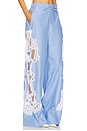 view 1 of 6 PANTALON DENTELLE HACE in Aqua Blue