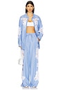 view 5 of 6 PANTALON DENTELLE HACE in Aqua Blue