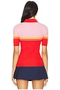 view 3 of 4 Haustral Ribbed Polo in Ballerina